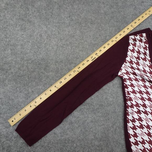 Tommy Hilfiger Sweater Womens Medium Cardigan Houndstooth Luxury Wool C - Picture 5 of 13